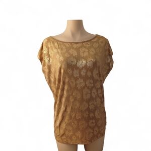 🏷 Michael Kors Gold Sequin Top ✨